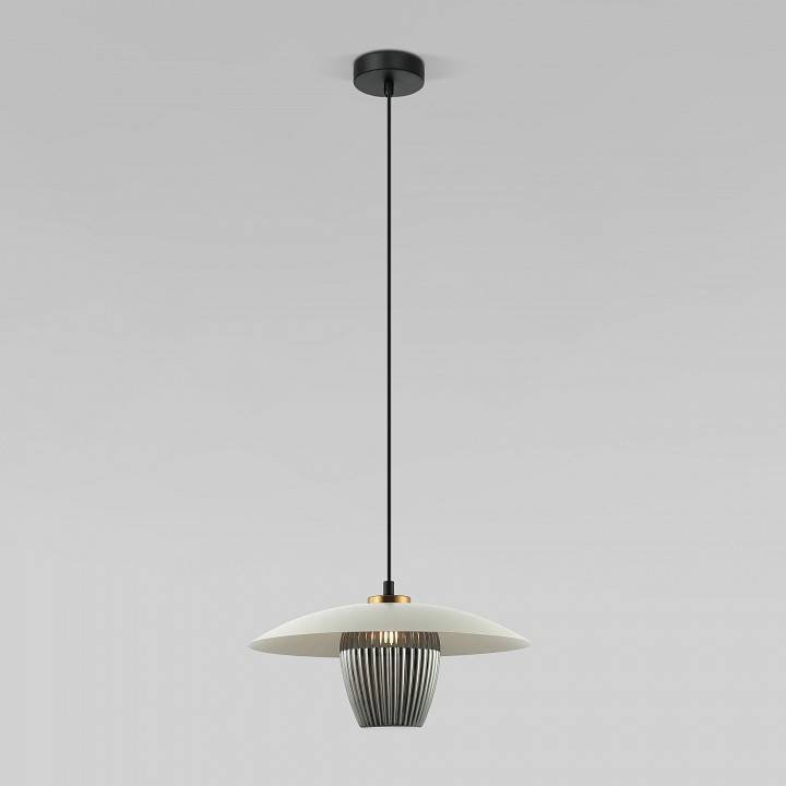 Подвесной светильник Eurosvet Kamari 50259/1 белый/дымчатый