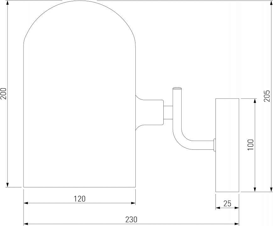 Бра Eurosvet Bambola 60157/1 латунь 60157/1