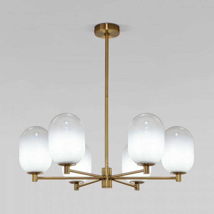 Люстра на штанге Eurosvet Loona 60161/6 латунь