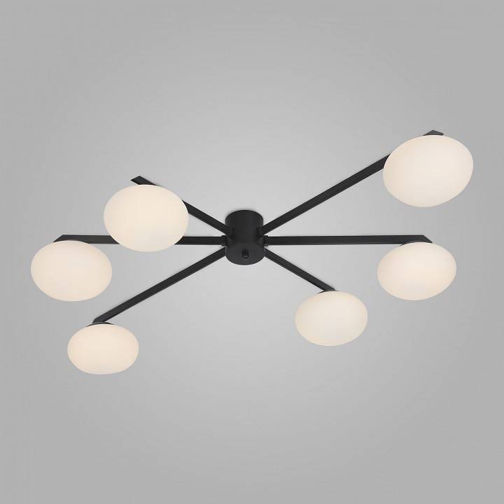 Потолочная люстра Eurosvet Opaline 70220/6 черный 70220/6