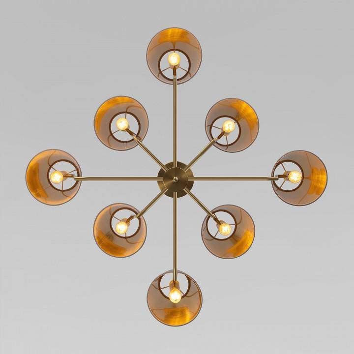 Люстра на штанге Eurosvet Topanga 60173/8 латунь