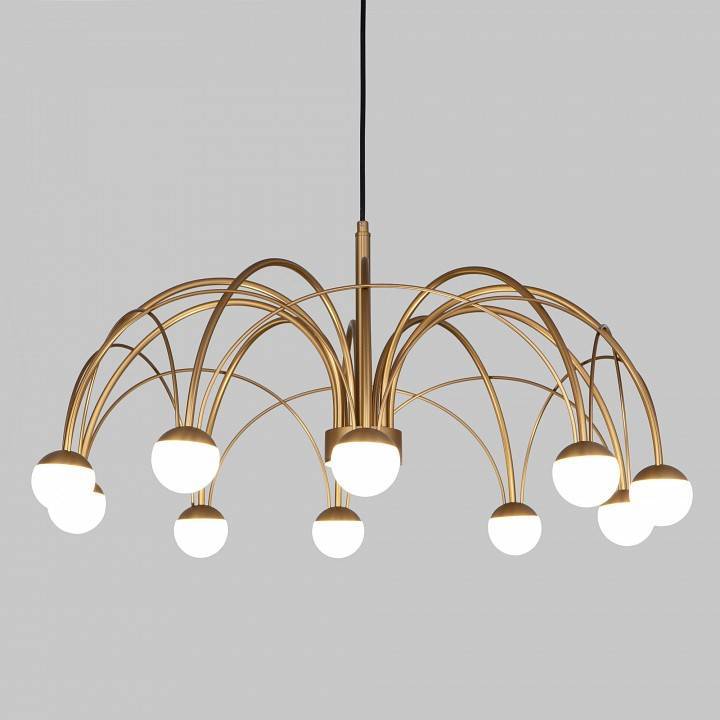 Люстра на штанге Eurosvet Ragno 90030/10 LED золото