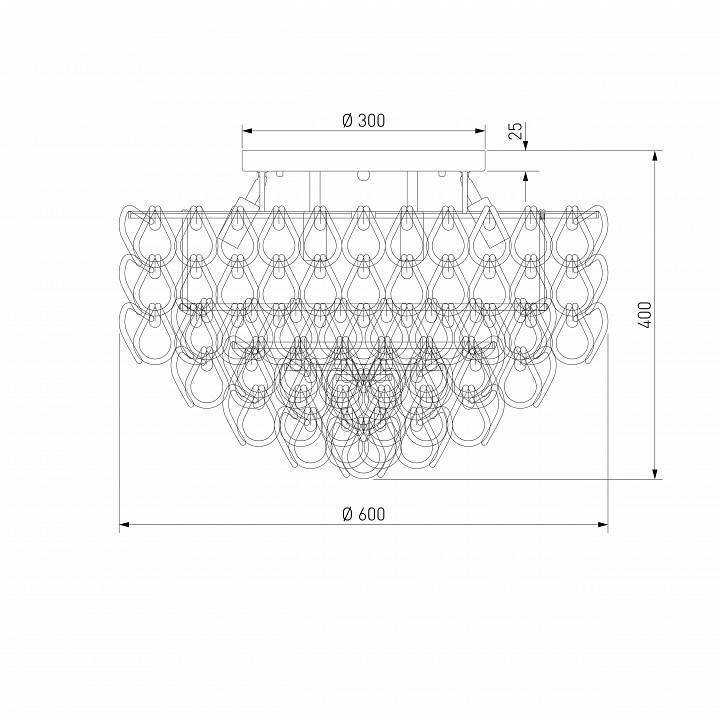 Потолочная люстра Bogates Cappio 380/8 Smart