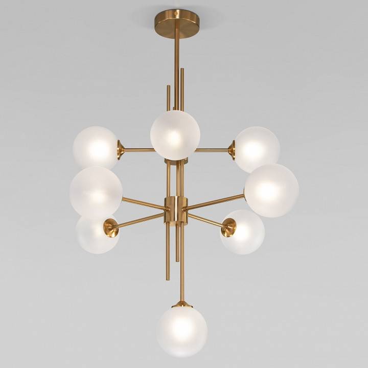 Люстра на штанге Eurosvet Volver 50383 латунь Smart 50383