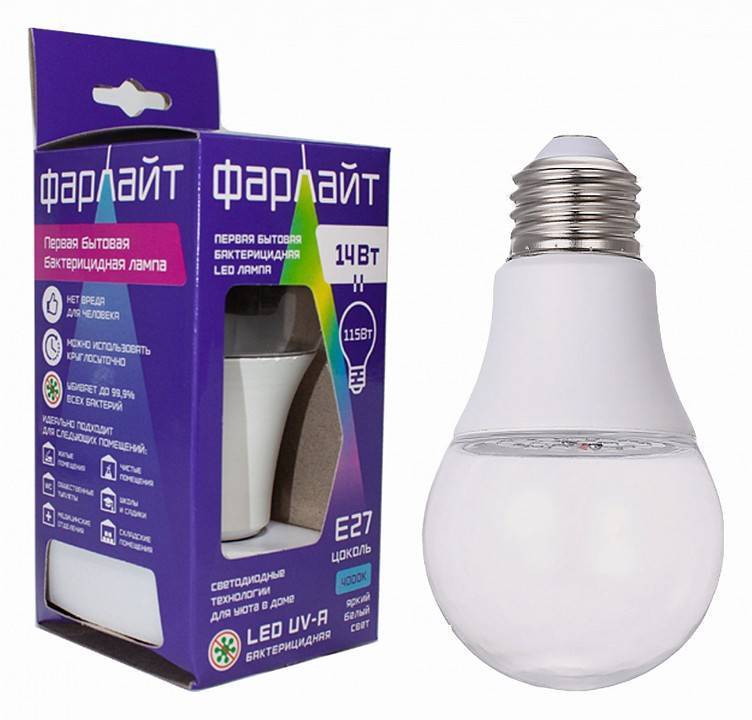 Лампа светодиодная Farlight A65 E27 14 Вт 4000 K FAR000148