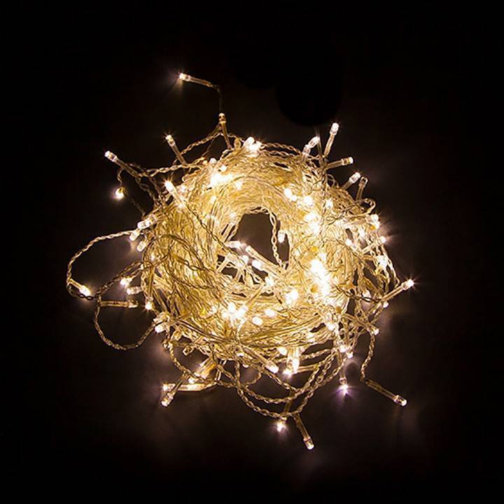 Занавес световой Feron CL24 2x3 м 320 LED теплый белый черный провод 41630