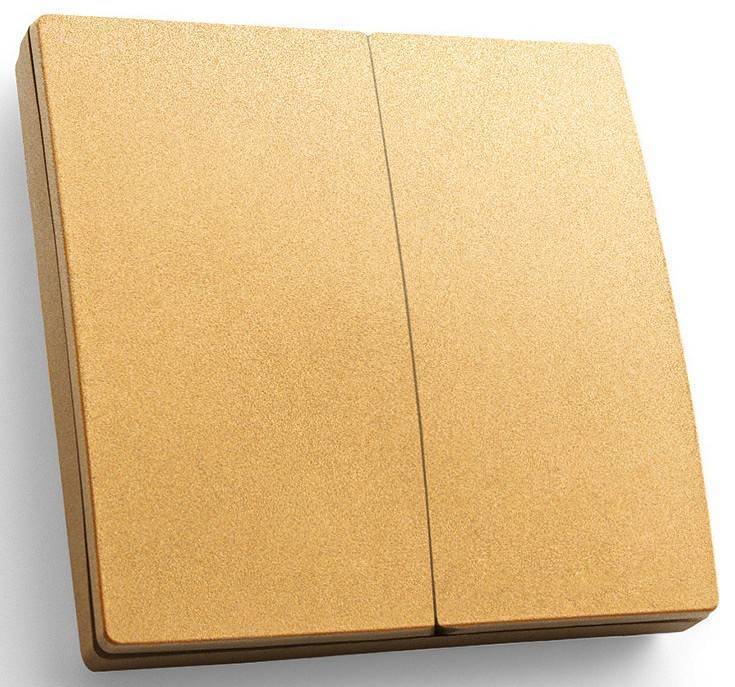 Выключатель беспроводной двухклавишный Feron TM82 41726