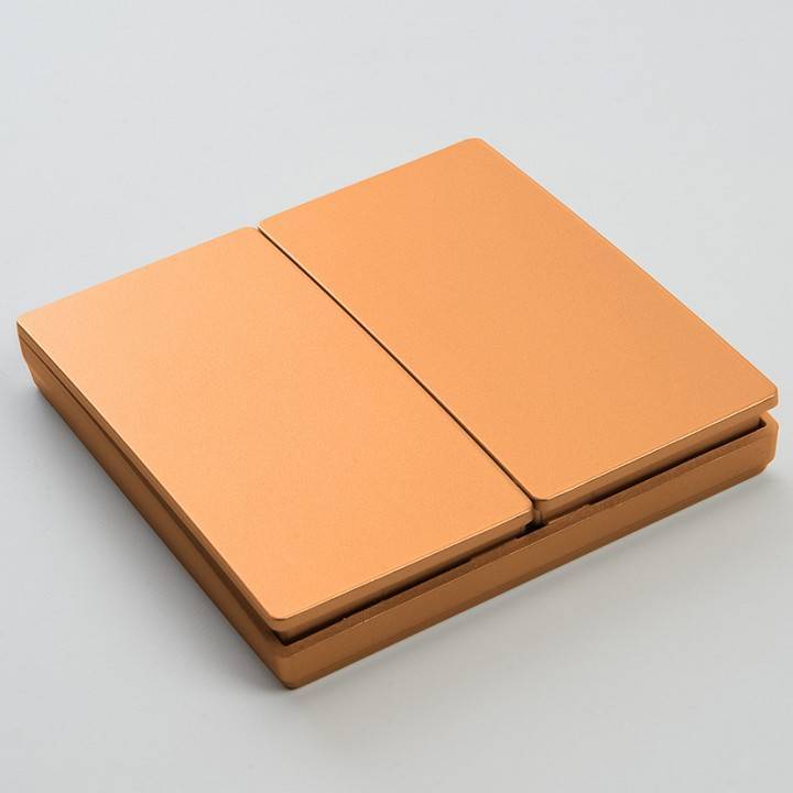 Выключатель беспроводной двухклавишный Feron TM82 41726