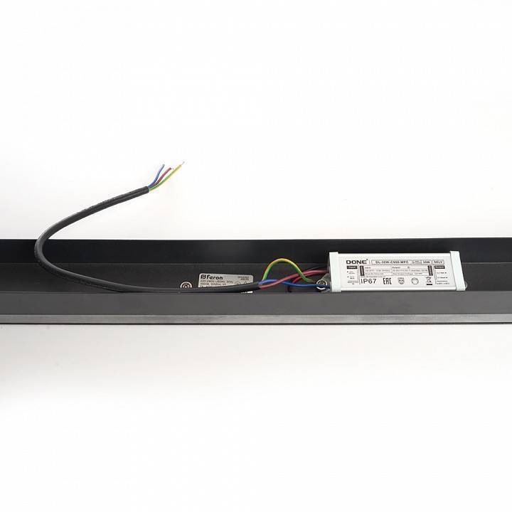 Светильник уличный настенный Feron DH3002 GU10 IP54 черный 48026