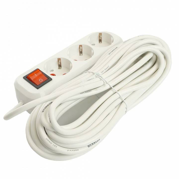 Удлинитель с выключателем Stekker Home 49355