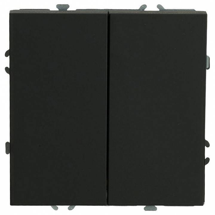 Выключатель двухклавишный без рамки Stekker Эмили 50167