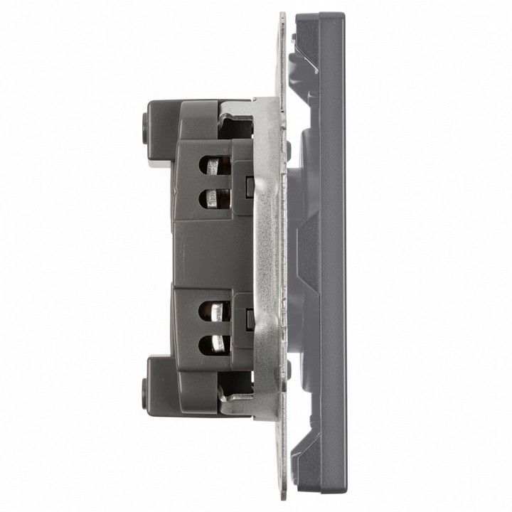 Розетка без заземления и со шторкой, без рамки Stekker Эмили 50242