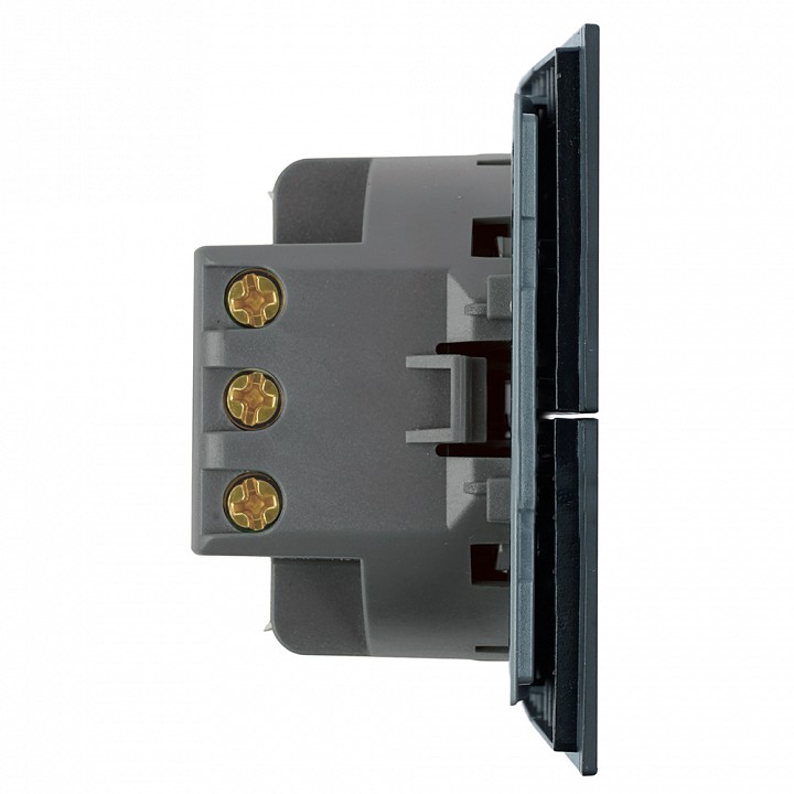 Переключатель двухклавишный без рамки Stekker Мия 50448