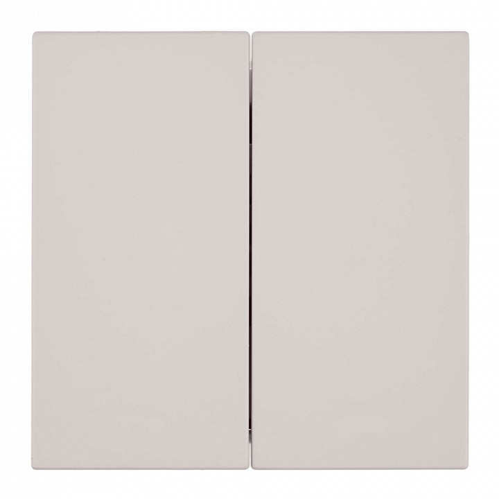 Выключатель двухклавишный без рамки Stekker Мия 50473