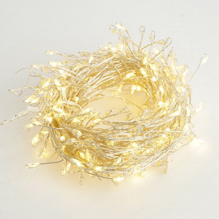 Гирлянда Нить Feron CL584 Роса теплый белый 2 м на батарейках IP20 51447