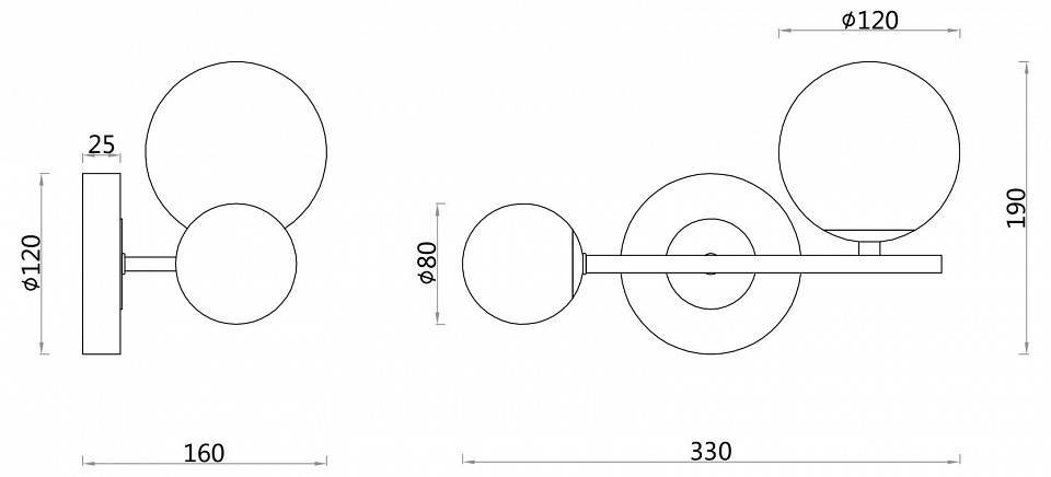 Бра F-Promo Vials 3090-2W