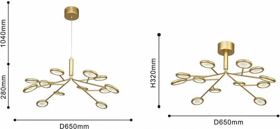 Подвесная люстра F-promo Mugs 4253-12P