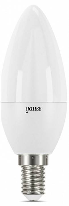 Лампа светодиодная Gauss Black C37 E14 7 Вт 3000 K диммируемая 103101107-D