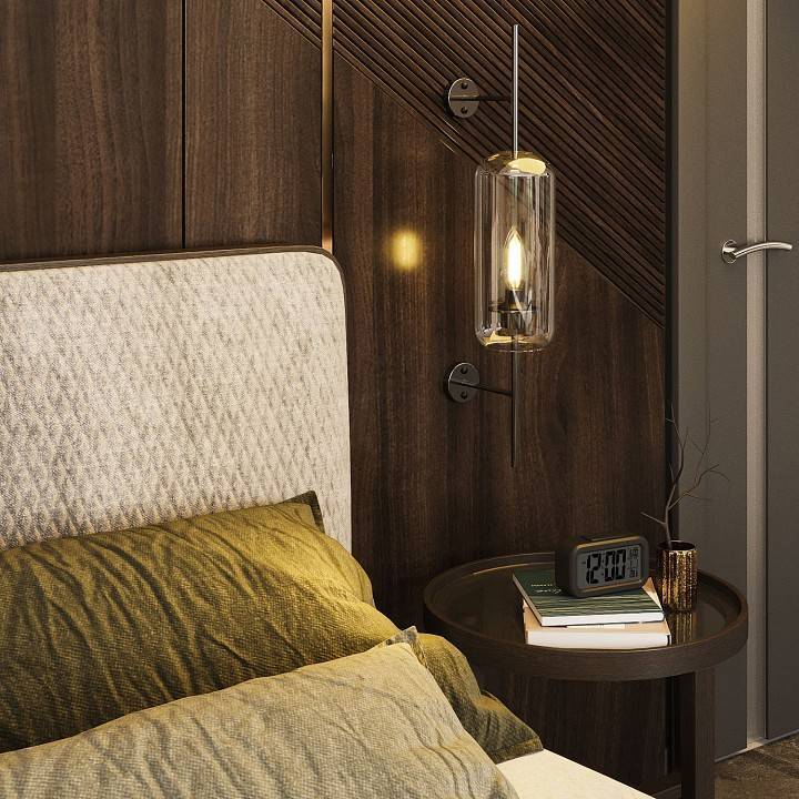 Лампа светодиодная Gauss Black C37 E14 5 Вт 2700 K диммируемая 103801105-D