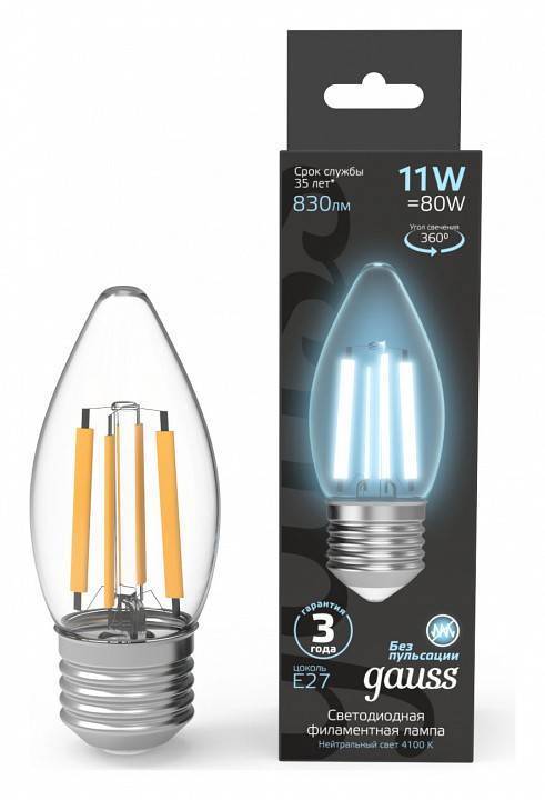 Лампа светодиодная Gauss Filament A60 E27 7 Вт 4100 K 103802207