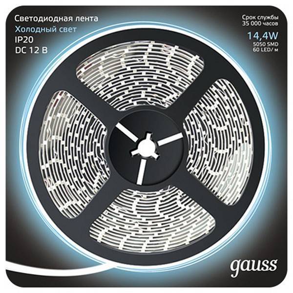 Лента светодиодная Gauss Gauss 312000314