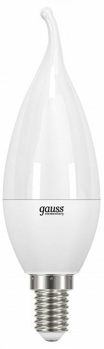 Лампа светодиодная Gauss Led Elementary Candle Tailed E14 6Вт 3000K 34116