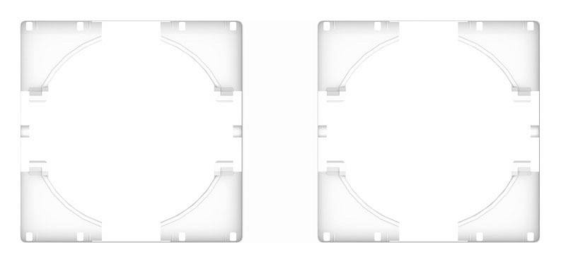 Рамка на 2 поста Gusi Electric CITY С1112-001
