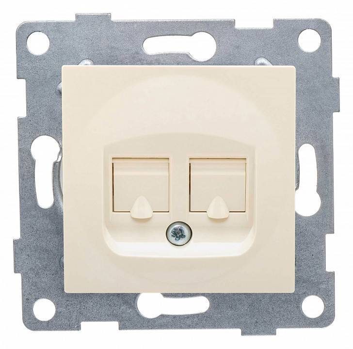 Розетка двойная Ethernet RJ-45 без рамки Gusi Electric UGRA С11К2-003