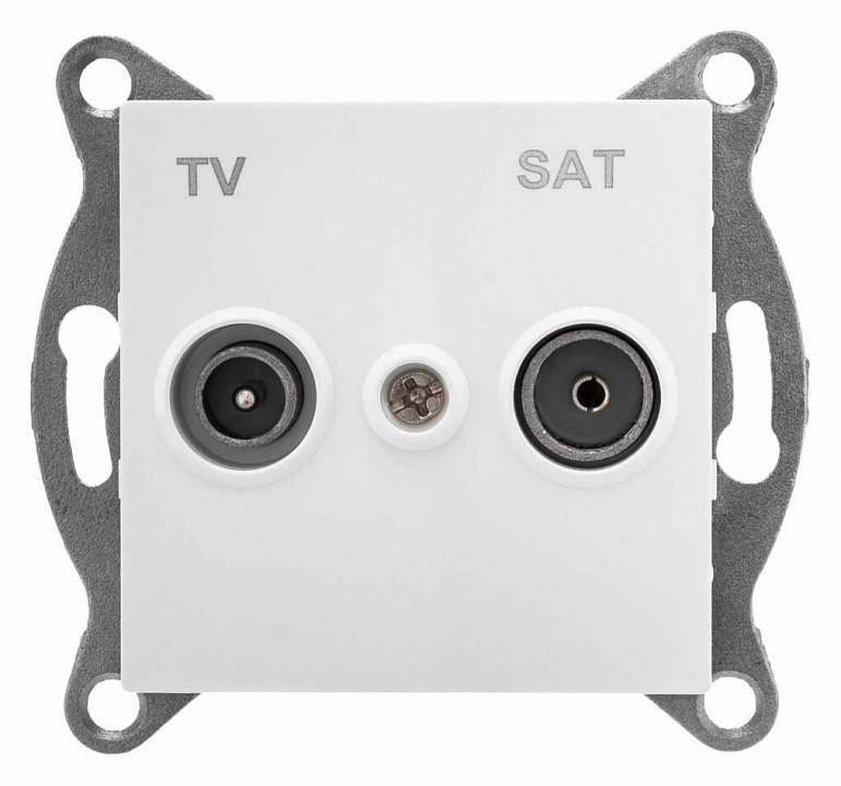 ТВ-розетка и SAT-розетка оконечная без рамки Gusi Electric UGRA С11ТS1-001