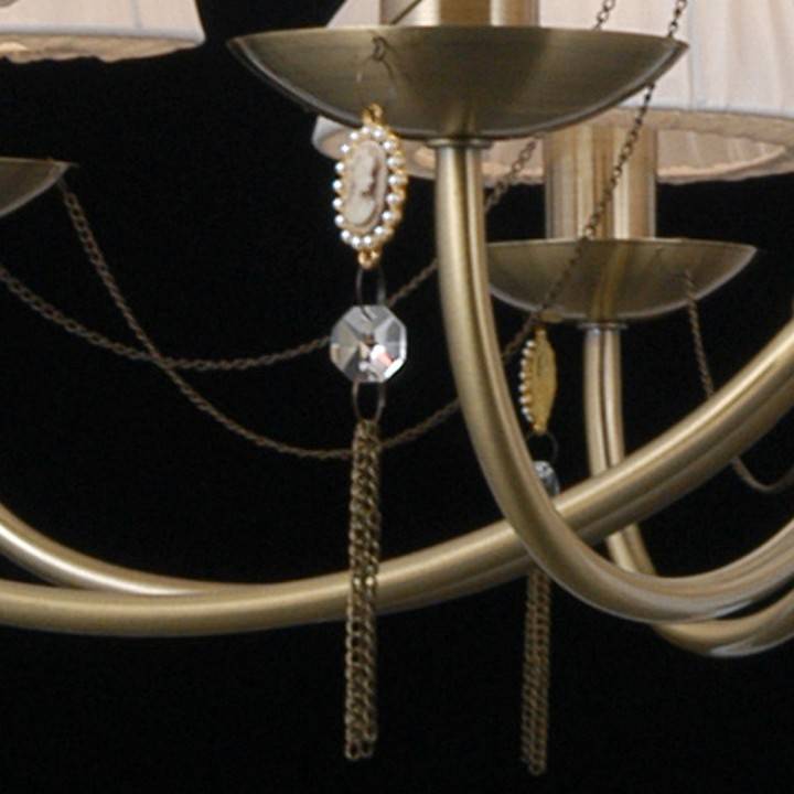 Подвесная люстра ILLUMICO CASTOR IL0023-8PSQ-24 AB CASTOR