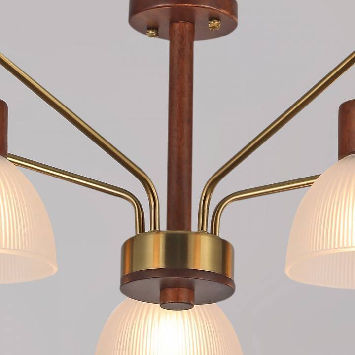 Люстра на штанге ILLUMICO  IL0286-5C-79 BR