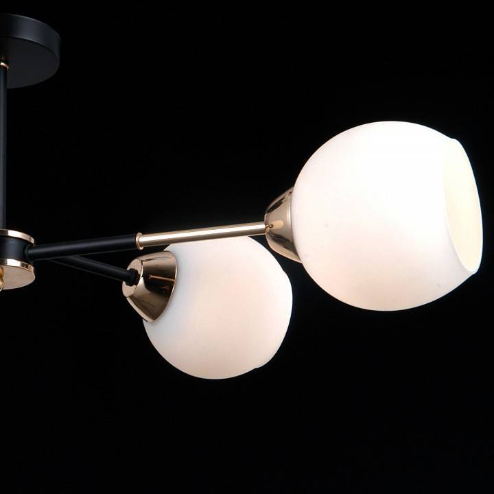 Люстра на штанге ILLUMICO LIBRA IL0715-4CSQ-24 BK GD LIBRA