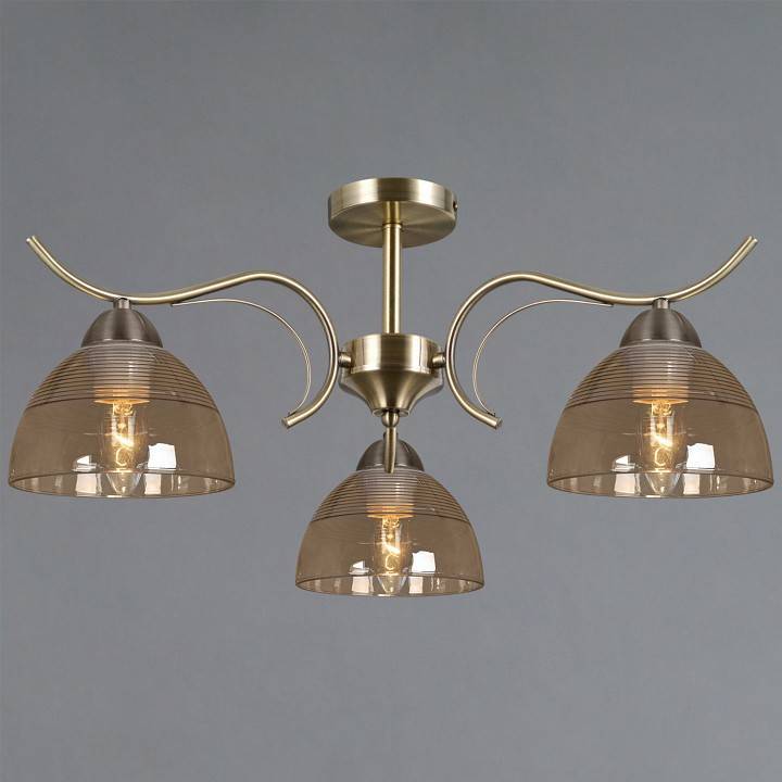 Люстра на штанге ILLUMICO AREZZO IL0733-3CSQ-25 AB AREZZO