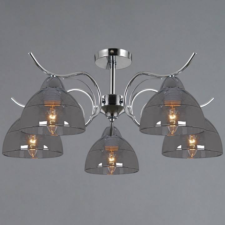 Люстра на штанге ILLUMICO AREZZO IL0733-5ASQ-25 CR