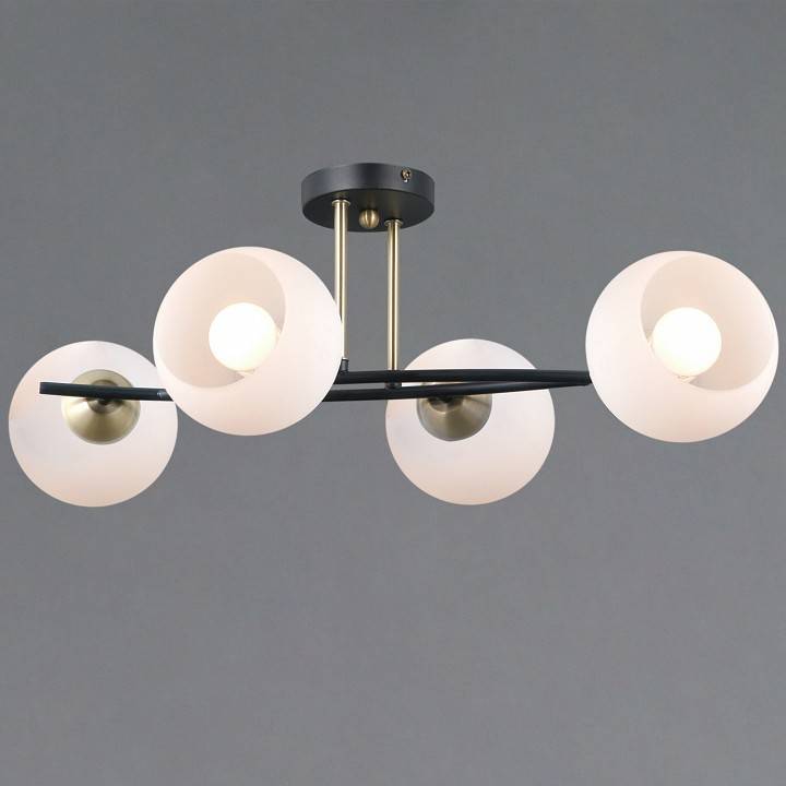 Потолочная люстра ILLUMICO TRENTO IL0798-4CSQ-25 BK AB TRENTO