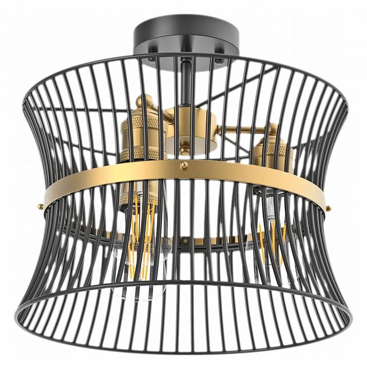 Потолочный светильник ILLUMICO IL1005-3C-05 BK GD