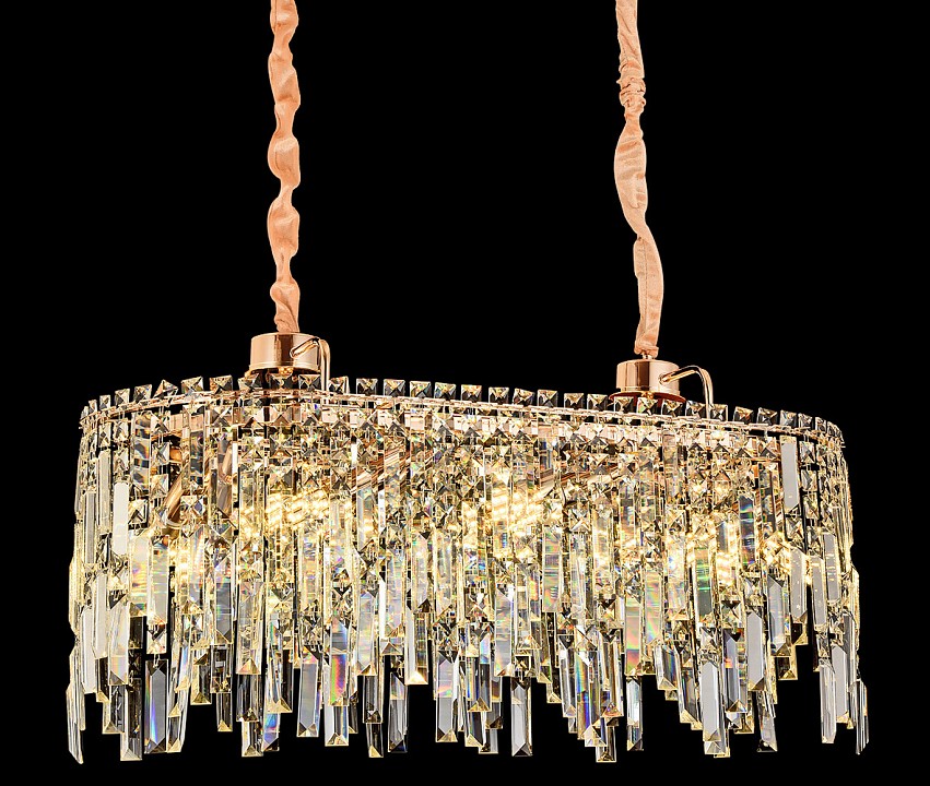 Подвесная люстра ILLUMICO IL5556-8PLDI-39-GD