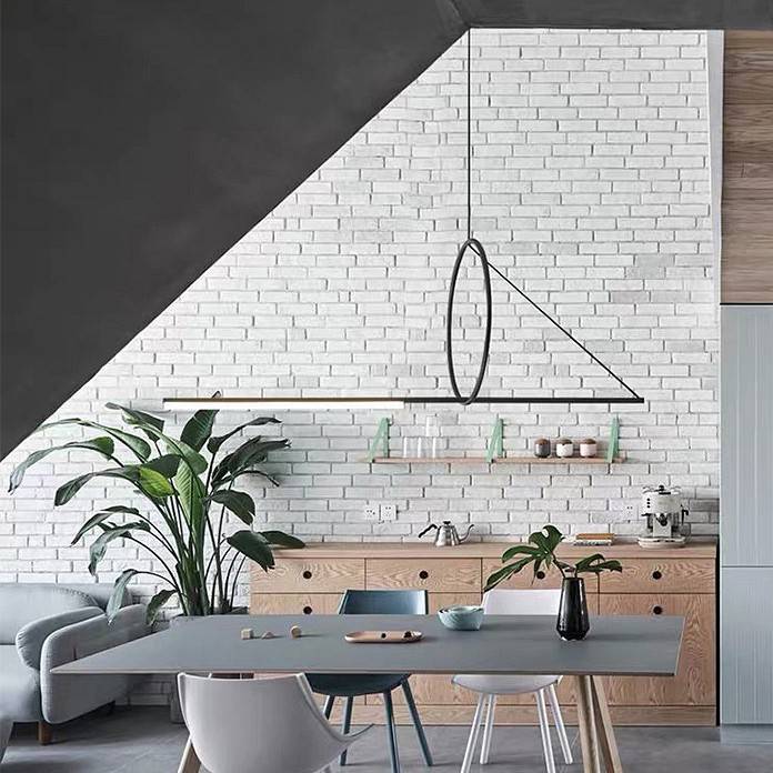 Подвесной светильник Imperiumloft Suspension Cercle Et Trait Graphite Satine 40.1282-0