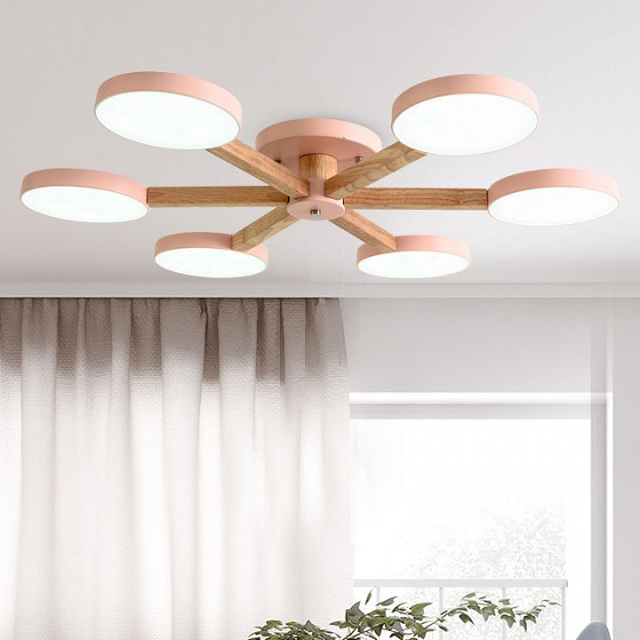 Люстра на штанге Imperiumloft TURNA Pink TURNA01