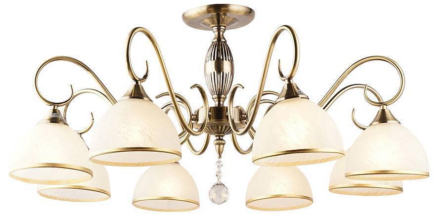 Люстра на штанге Imex 0754 8 ламп KL.0754-8-S AB