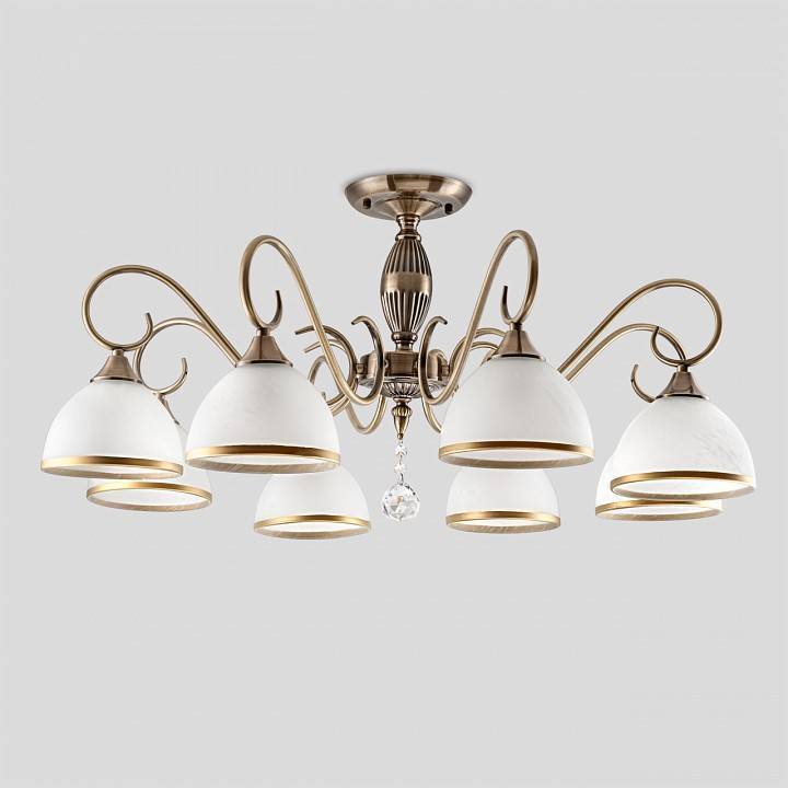 Люстра на штанге Imex 0754 8 ламп KL.0754-8-S AB