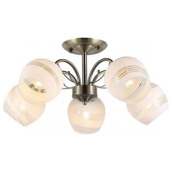 Люстра на штанге Imex 5 ламп MD.0170-5-S-AB