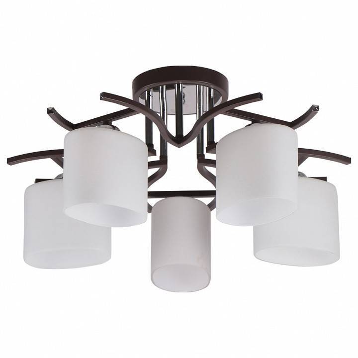 Потолочная люстра Imex 2441 5 ламп MD.2441-5-S BR+CH