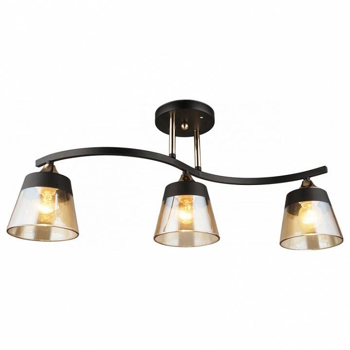 Люстра на штанге Imex MD.3772 3 лампы MD.3772-3-S BK+FGD