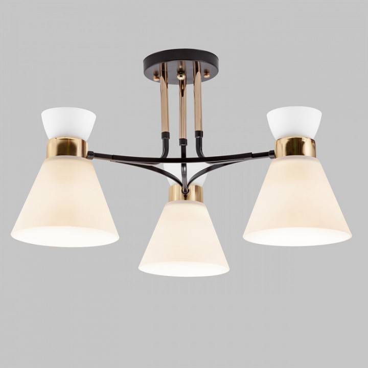 Люстра на штанге Imex MD.5692 3 лампы MD.5692-3-S-COFFEE+FGD