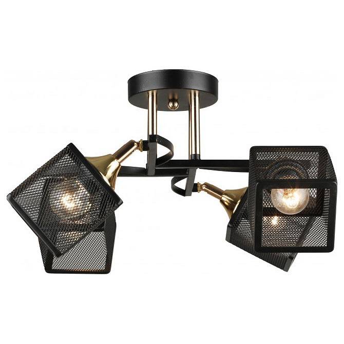 Люстра на штанге Imex MD.5708 4 лампы MD.5708-4-S-BK+FGD