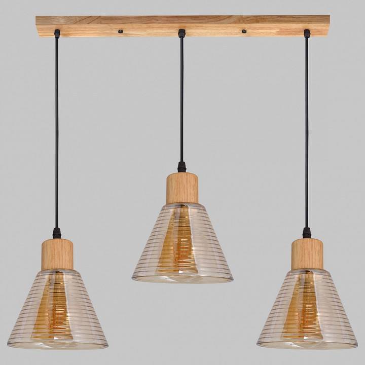 Подвесной светильник Imex MD.5870-3-P-WOOD+BK