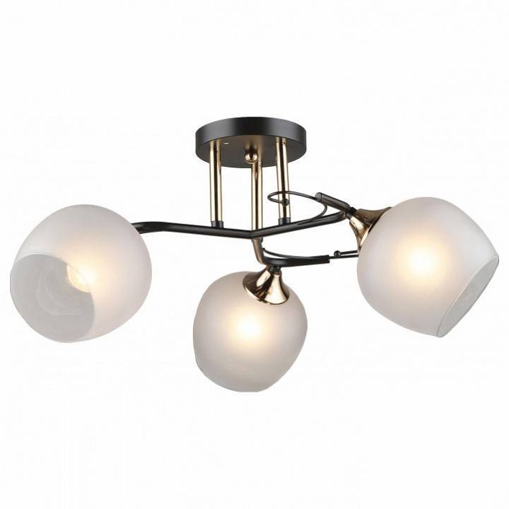 Люстра на штанге Imex MD.5996 3 лампы MD.5996-3-S-COFFEE+FGD