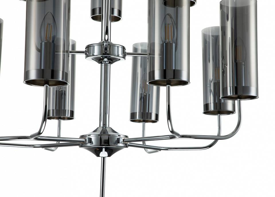Люстра на штанге Indigo Balletto 13014/12R Chrome