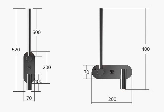 Бра Inodesign Botolf INO_Botolf Black 44.4054
